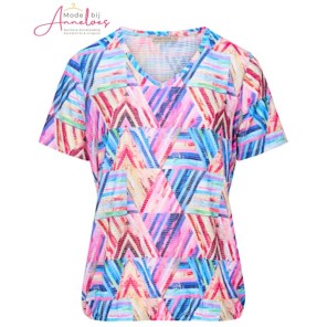 Dreamstar T-shirt Meike 323  triangle multicolor